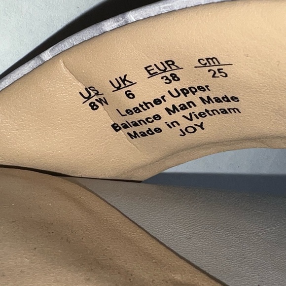 Naturalizer Joy ankle strap sandals. New . Size 8W - Picture 5 of 7